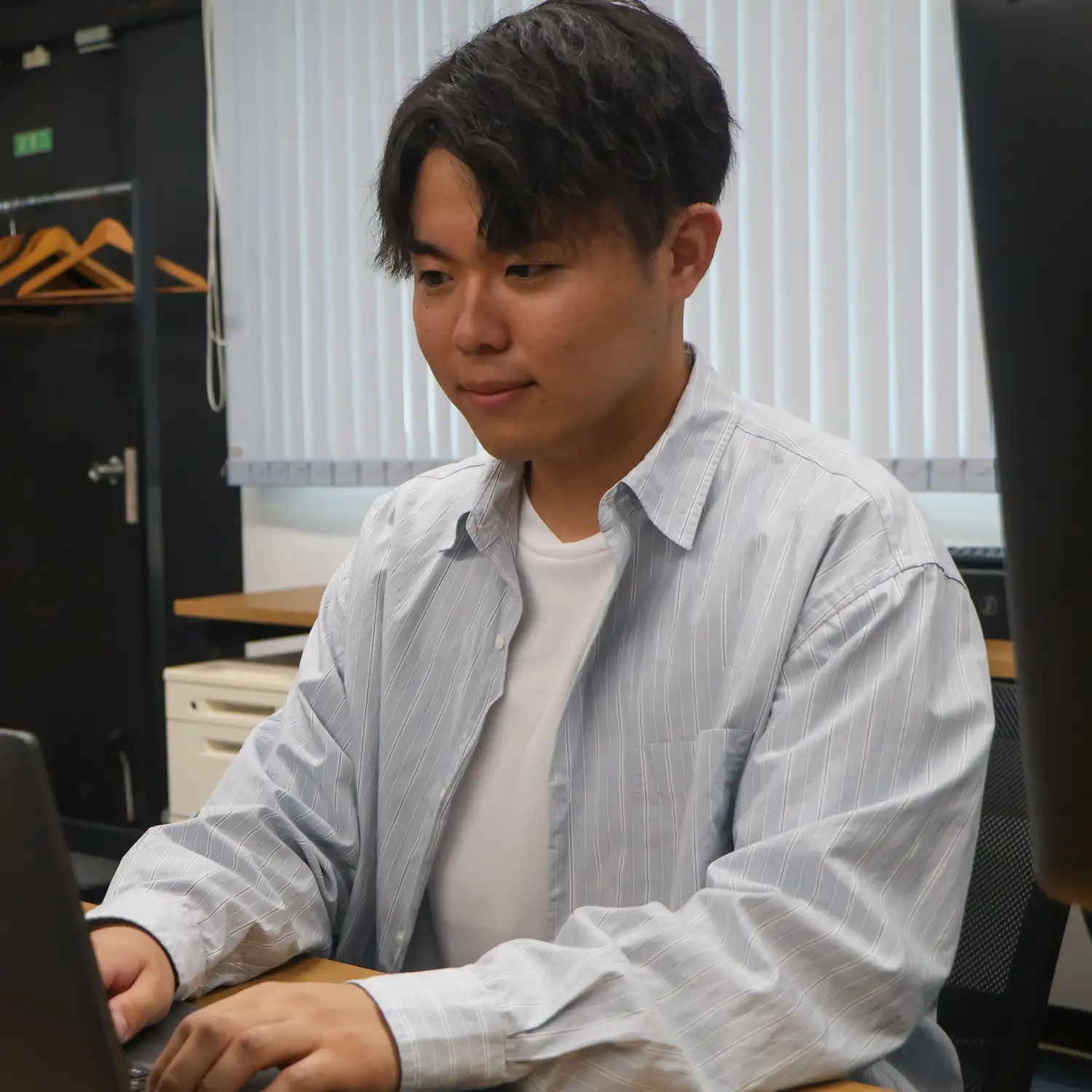 自分の成長を実感しリーダーに挑戦している。