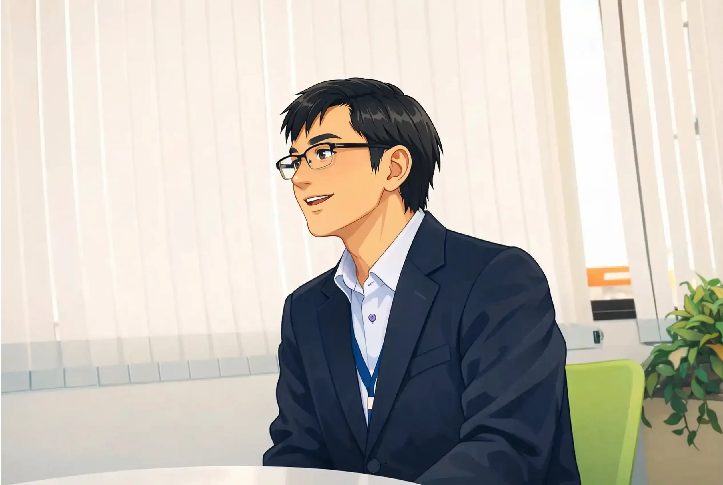 インタビュー風景